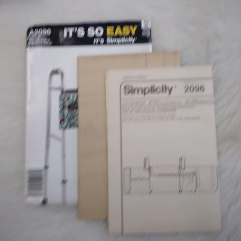 SIMPLICITY A2096 EASY Accessability Organizer For Walker EASY!
